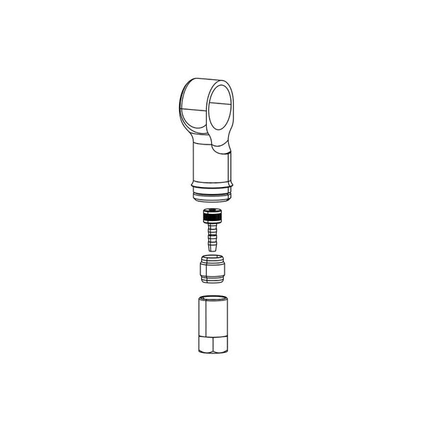 RockShox Banjo / Compression Fitting - Threaded Barb Kit for Monarch XX