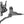 Tektro HD-T280 Disc Brake and Lever - Rear Hydraulic Post Mount Black