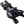 Shimano Deore XT BL-M8100/BR-M8100 Disc Brake Lever - Rear Hydraulic Post Mount 2-Piston Finned Pads I-SPEC EV Clamp Band BLK