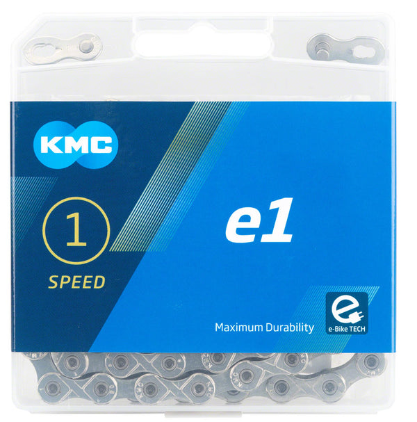 KMC e1 Chain - Single Speed 3/32" 110 Links Silver