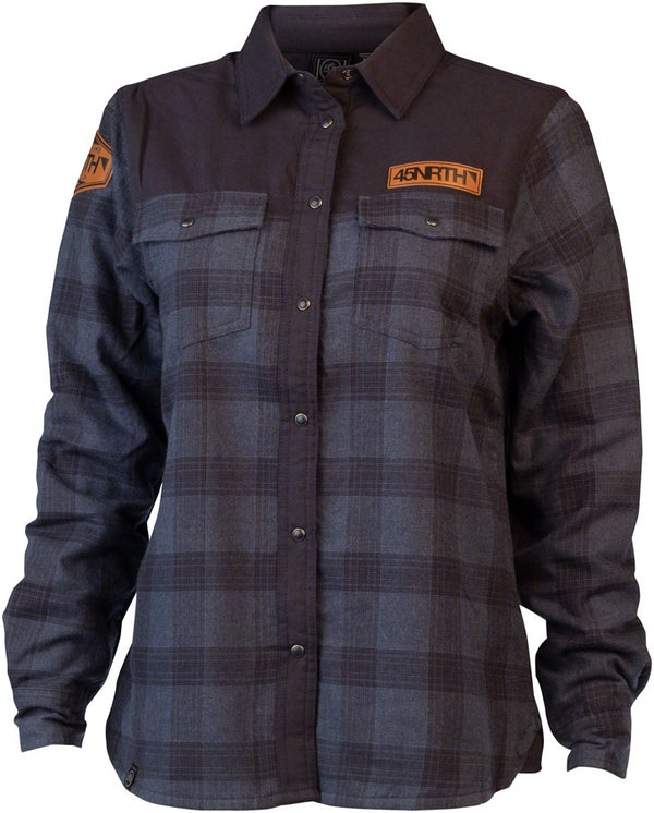 45NRTH 10th Anniversary Stormtech Logan - Womens Navy Plaid X-Large
