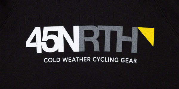 45NRTH Logo Pullover Hoodie - Unisex Black Small