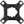 Promax Direct Mount Crank Spider - 104 BCD 4-Bolt SRAM 3-Bolt Mount Style For Use w/Promax CK-1 Carbon Cranks Only BLK