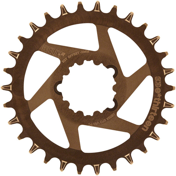 E*thirteen Helix R Guidering(3mm Offset)3-Bolt 30t Bronze