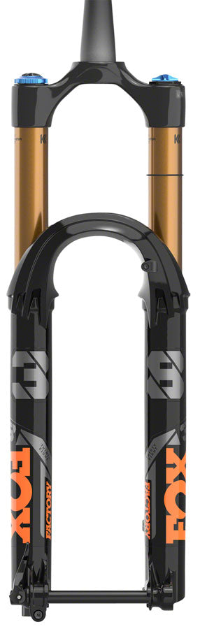 FOX 38 Factory Suspension Fork - 27.5" 180 mm 15QR x 110 mm 37 mm Offset Shiny BLK Grip 2 Damper