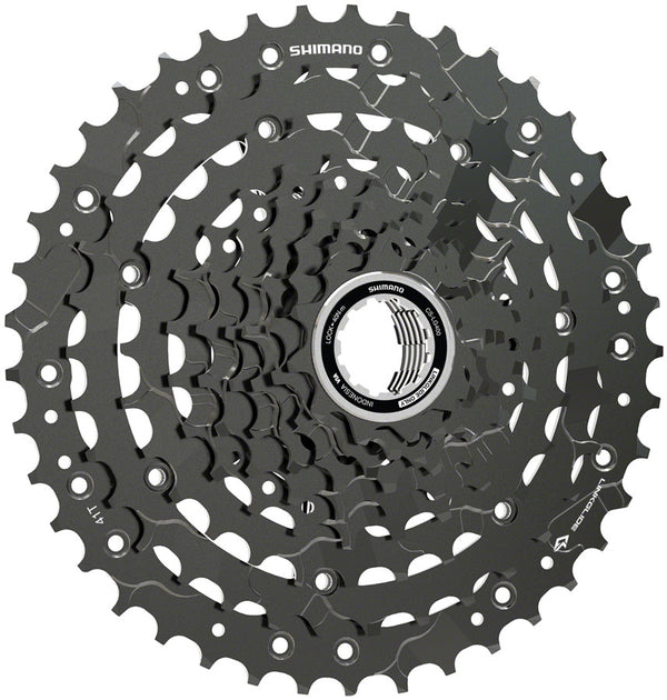 Shimano CUES  CS-LG400-9 Cassette - 9-Speed 11-41t LINKGLIDE Black