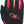 Lizard Skins Monitor AM Gloves - Jet Black/Crimson Full Finger Medium