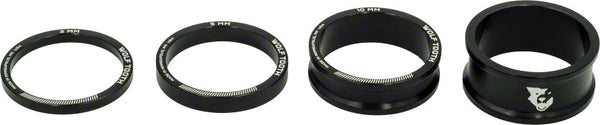 Wolf Tooth Precision Headset Spacer Kit with 3mm, 5mm, 10mm, and 15mm Stack Spacers