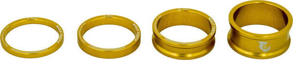 Wolf Tooth Precision Headset Spacer Kit with 3mm, 5mm, 10mm, and 15mm Stack Spacers