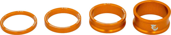 Wolf Tooth Precision Headset Spacer Kit with 3mm, 5mm, 10mm, and 15mm Stack Spacers
