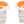 Ergon End Plugs for GA2/GA2Fat/GA3: Orange