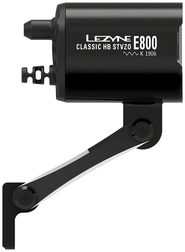 Lezyne Classic E800 Ebike Headlight - Handlebar/Fork Mount STVZO 800 Lumen BLK
