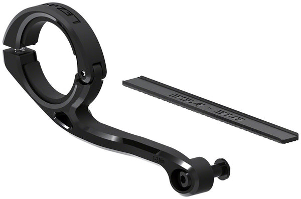 Lezyne Ebike Forward Center Handlebar Headlight Mount - With Shims Black