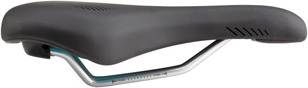 MSW SDL-173 Spin Fitness Saddle - Steel Black
