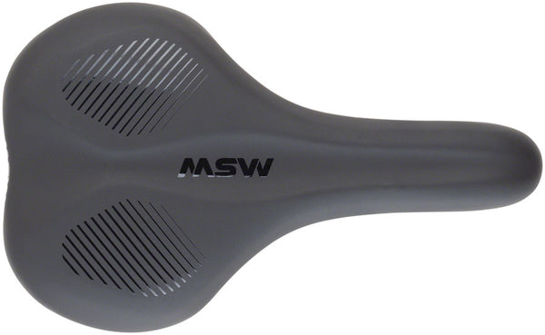 MSW SDL-173 Spin Fitness Saddle - Steel Black