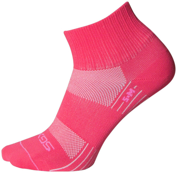 SockGuy Pink Sugar SGX Socks - 2.5" Pink Large/X-Large