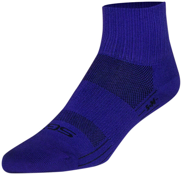 SockGuy Purple Sugar SGX Socks - 2.5" Purple Large/X-Large