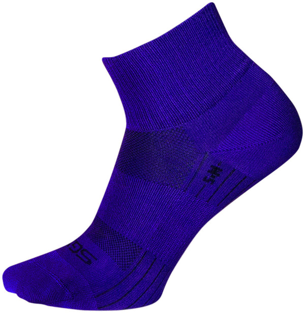 SockGuy Purple Sugar SGX Socks - 2.5" Purple Large/X-Large