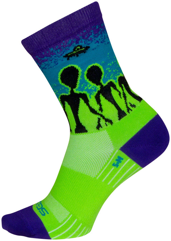 SockGuy Visitors SGX Socks - 6" Small/Medium