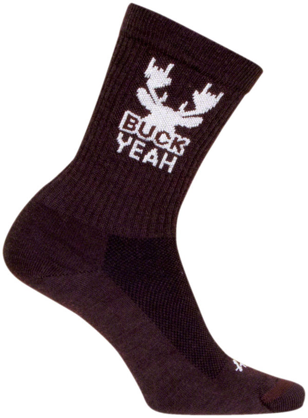 SockGuy Buck Yeah Wool Socks - 6" Small/Medium