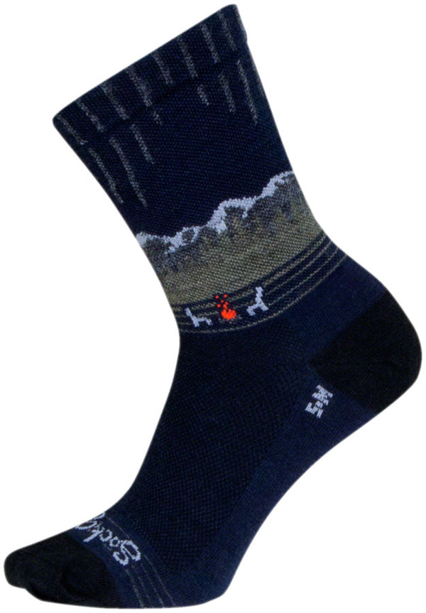 SockGuy Wild Wool Socks - 6" Small/Medium