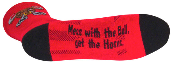 SockGuy Crew Bullish Socks - 6" Red Large/X-Large