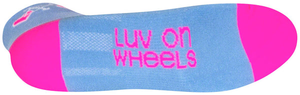 SockGuy Classic Wheel Luv Socks - 2" Blue Large/X-Large
