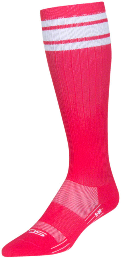 SockGuy SGX Pinky Socks - 12" Pink Small/Medium