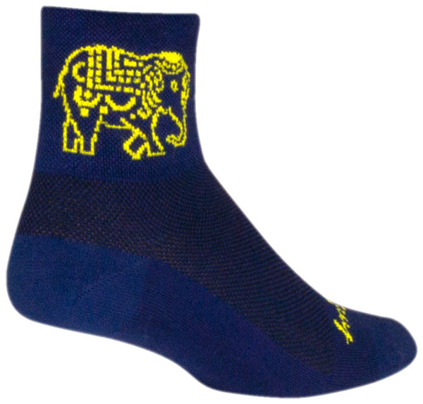 SockGuy Classic Henna Socks - 3" Blue Small/Medium