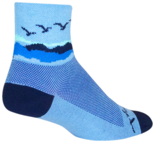 SockGuy Classic Migration Socks - 3" Blue Small/Medium