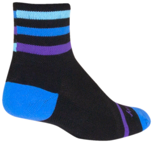 SockGuy Classic Royalty Socks - 3" Black Small/Medium