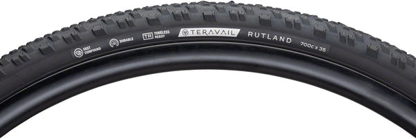 Teravail Rutland Tire - 700 x 35 Durable Black Fast Compound