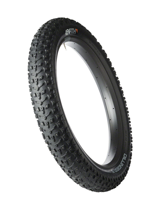 45NRTH Dillinger 5 Tire - 26 x 4.6 Tubeless Folding BLK 60 TPI 258 Carbide Steel Studs