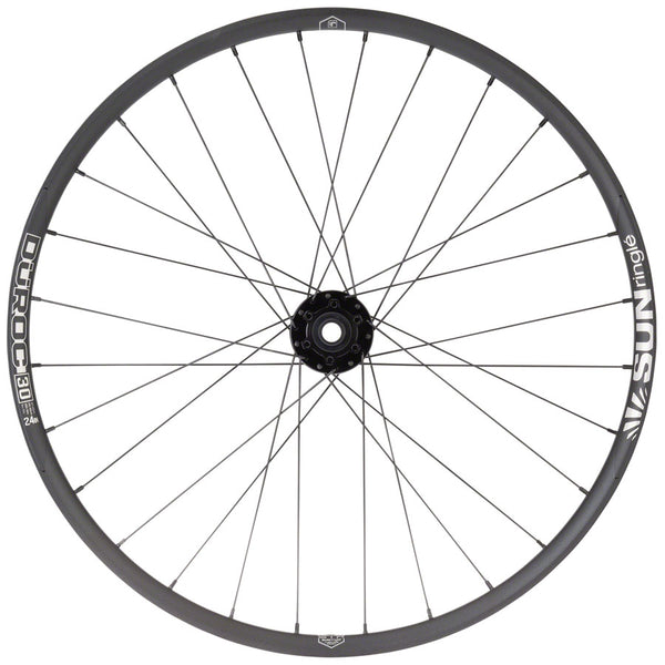 Sun Ringle Duroc 30 JUNIT Front Wheel - 24" 15/QR x 100mm 6-Bolt Black